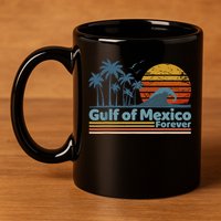 Gulf Of Mexico 11oz C Handle Ceramic Mug