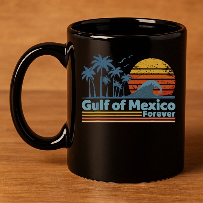 Gulf Of Mexico 11oz C Handle Ceramic Mug