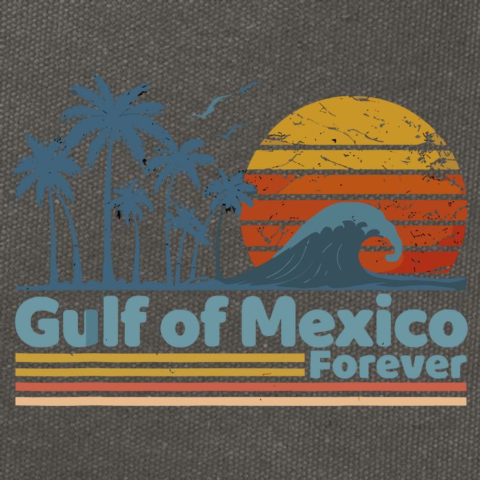 Gulf Of Mexico Cotton Canvas Backpack