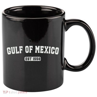 Gulf Of Mexico Est 1550 11oz C Handle Ceramic Mug