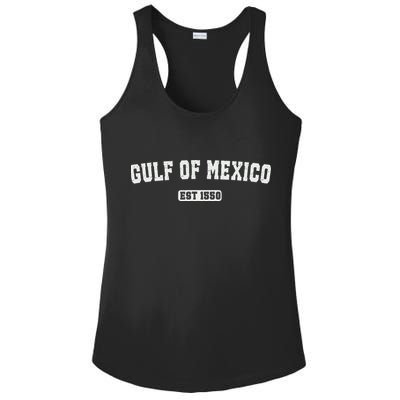 Gulf Of Mexico Est 1550 Ladies PosiCharge Competitor Racerback Tank