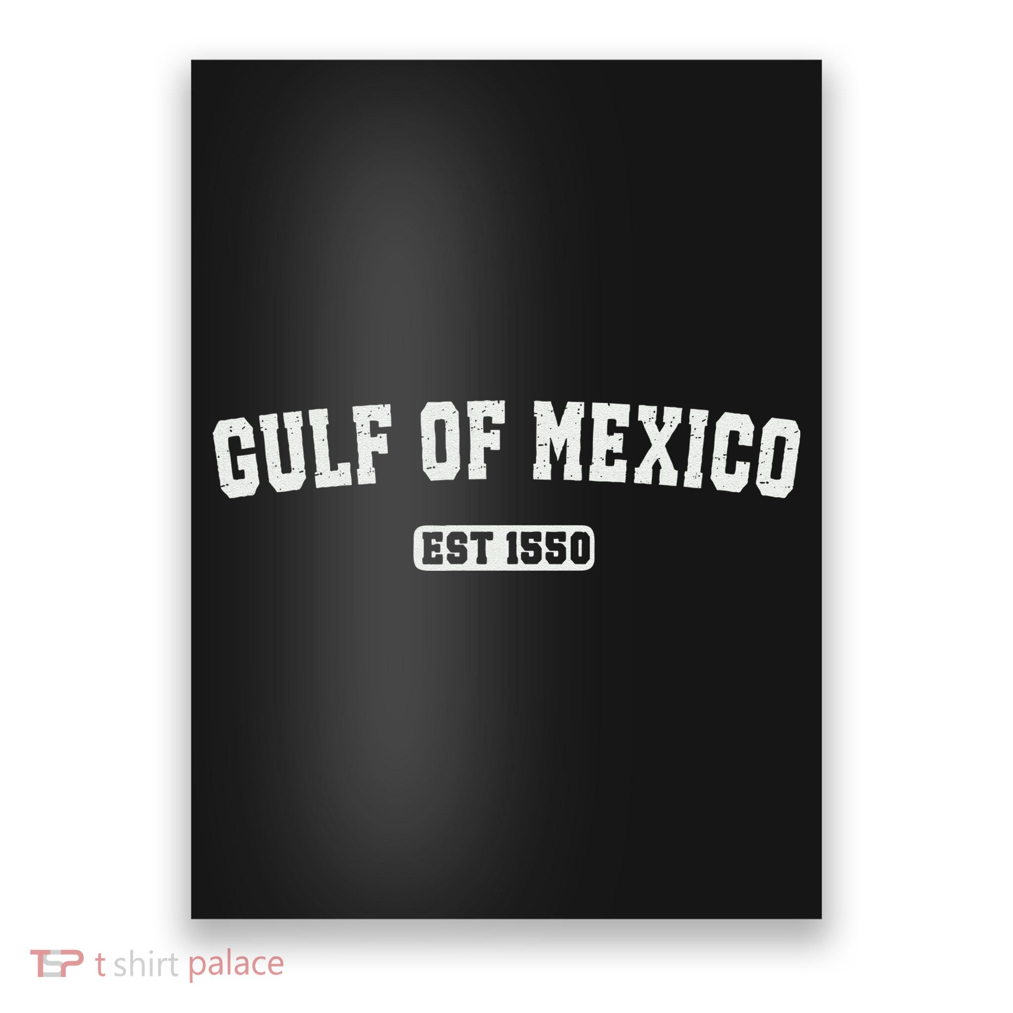 Gulf Of Mexico Est 1550 Poster