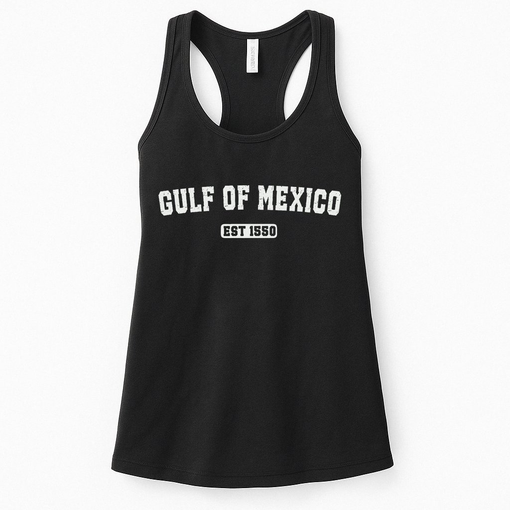 Gulf Of Mexico Est 1550 Womens Tank Top