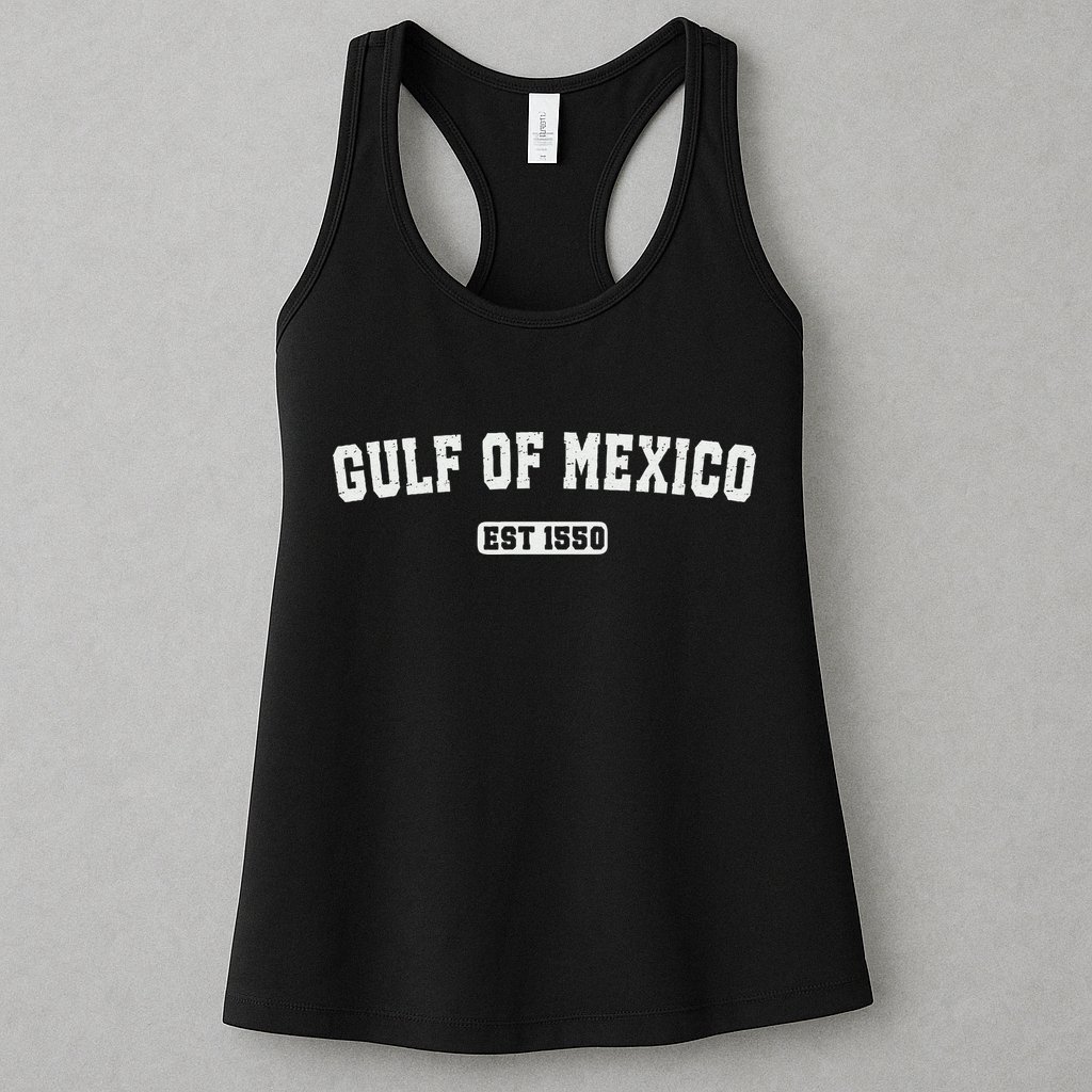 Gulf Of Mexico Est 1550 Womens Tank Top