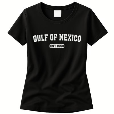 Gulf Of Mexico Est 1550 Womens T-Shirt