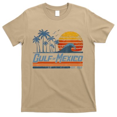 Gulf Of Mexico Est 1550 Retro Vintage Beach T-Shirt