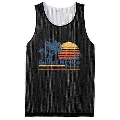 Gulf Of Mexico Forever Vintage Retro Mesh Reversible Basketball Jersey Tank