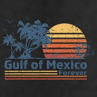 Gulf Of Mexico Forever Vintage Retro Hat