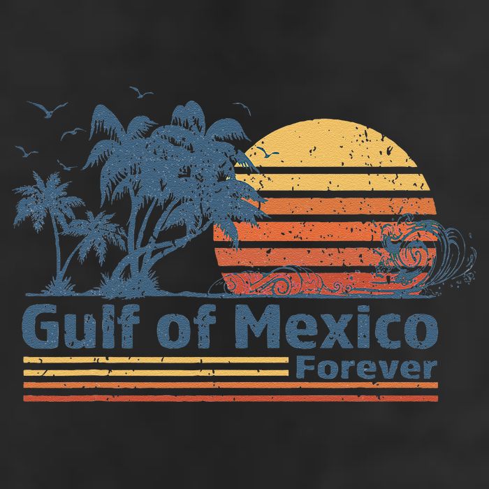 Gulf Of Mexico Forever Vintage Retro Hat
