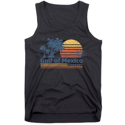Gulf Of Mexico Forever Vintage Retro Tank Top