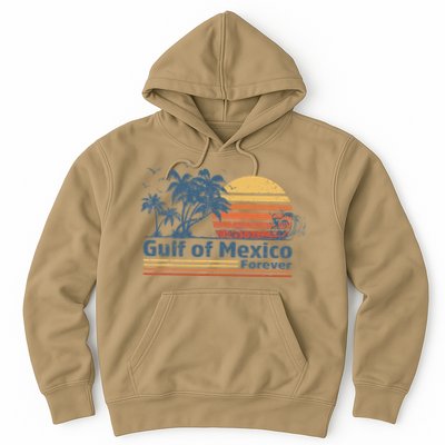 Gulf Of Mexico Forever Vintage Retro Hoodie