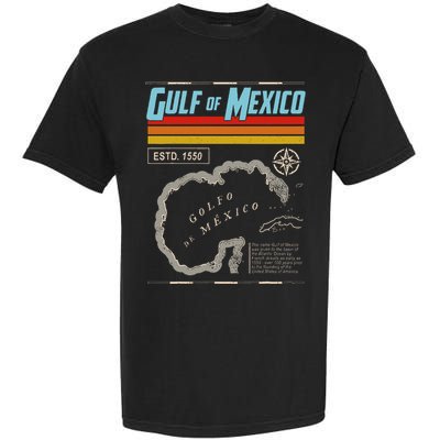 Gulf Of Mexico Est 1550 Historic Map .Png Garment-Dyed Heavyweight T-Shirt
