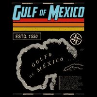 Gulf Of Mexico Est 1550 Historic Map .Png City Backpack