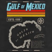 Gulf Of Mexico Est 1550 Historic Map .Png Adult Drive Performance Visor