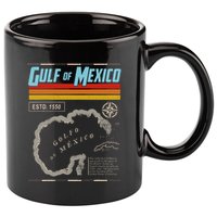 Gulf Of Mexico Est 1550 Historic Map .Png 11oz C Handle Ceramic Mug