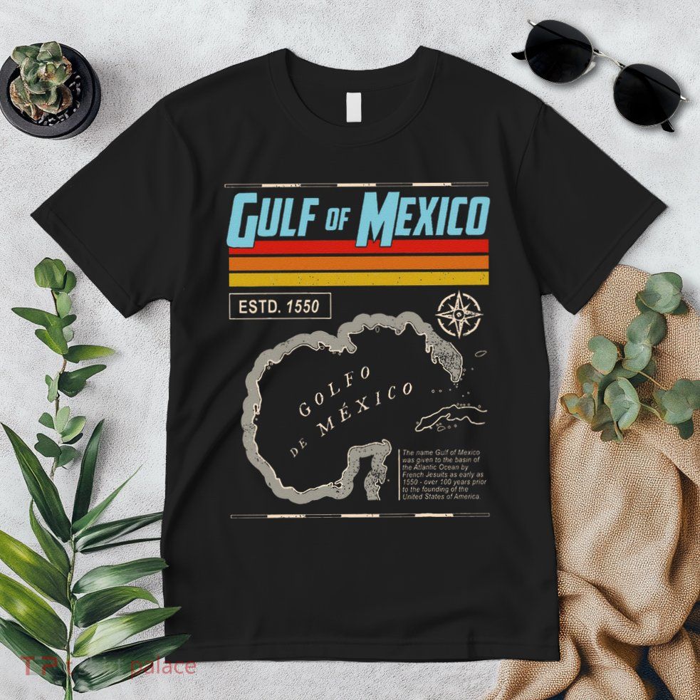 Gulf Of Mexico Est 1550 Historic Map .Png Premium T-Shirt