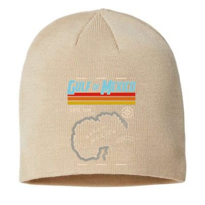 Gulf Of Mexico Est 1550 Historic Map .Png Sustainable Beanie