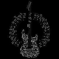 Guitar Of Musical Notes Cooling Performance Crew T-Shirt