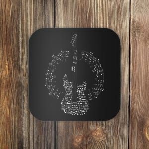 Guitar Of Musical Notes Coaster