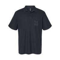 Guitar Of Musical Notes Softstyle Adult Sport Polo