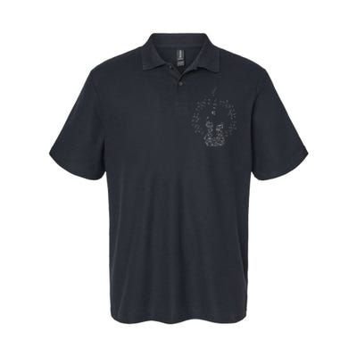 Guitar Of Musical Notes Softstyle Adult Sport Polo