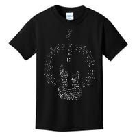 Guitar Of Musical Notes Kids T-Shirt