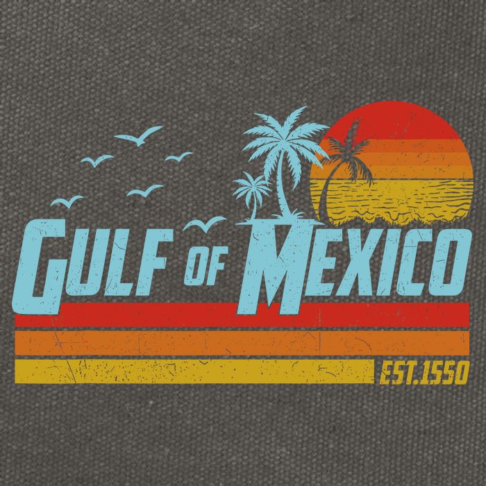 Gulf Of Mexico Cotton Canvas Backpack