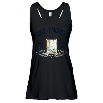 Gulf Of Mexico Since 1672 Historic Map 1672 Funny Tees Ladies Essential Flowy Tank