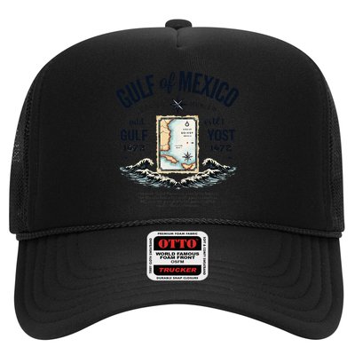 Gulf Of Mexico Since 1672 Historic Map 1672 Funny Tees Trucker Hat