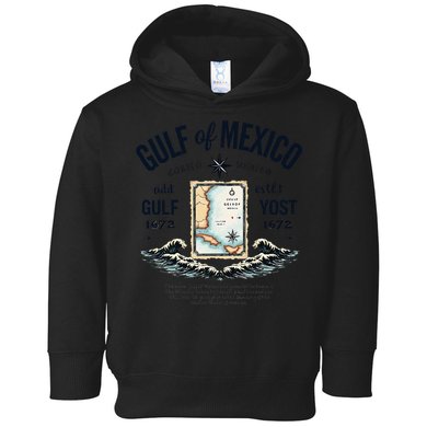 Gulf Of Mexico Since 1672 Historic Map 1672 Funny Tees Toddler Hoodie
