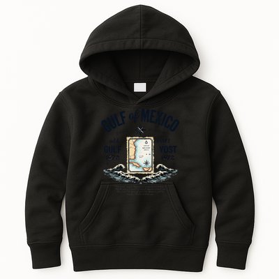 Gulf Of Mexico Since 1672 Historic Map 1672 Funny Tees Kids Hoodie