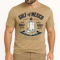 Gulf Of Mexico Since 1672 Historic Map 1672 Funny Tees Cooling Performance Crew T-Shirt