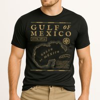 Gulf Of Mexico 1672 Historic Map Cooling Performance Crew T-Shirt