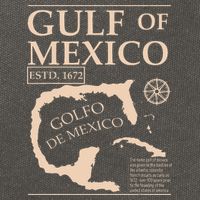 Gulf Of Mexico 1672 Historic Map Cotton Canvas Backpack