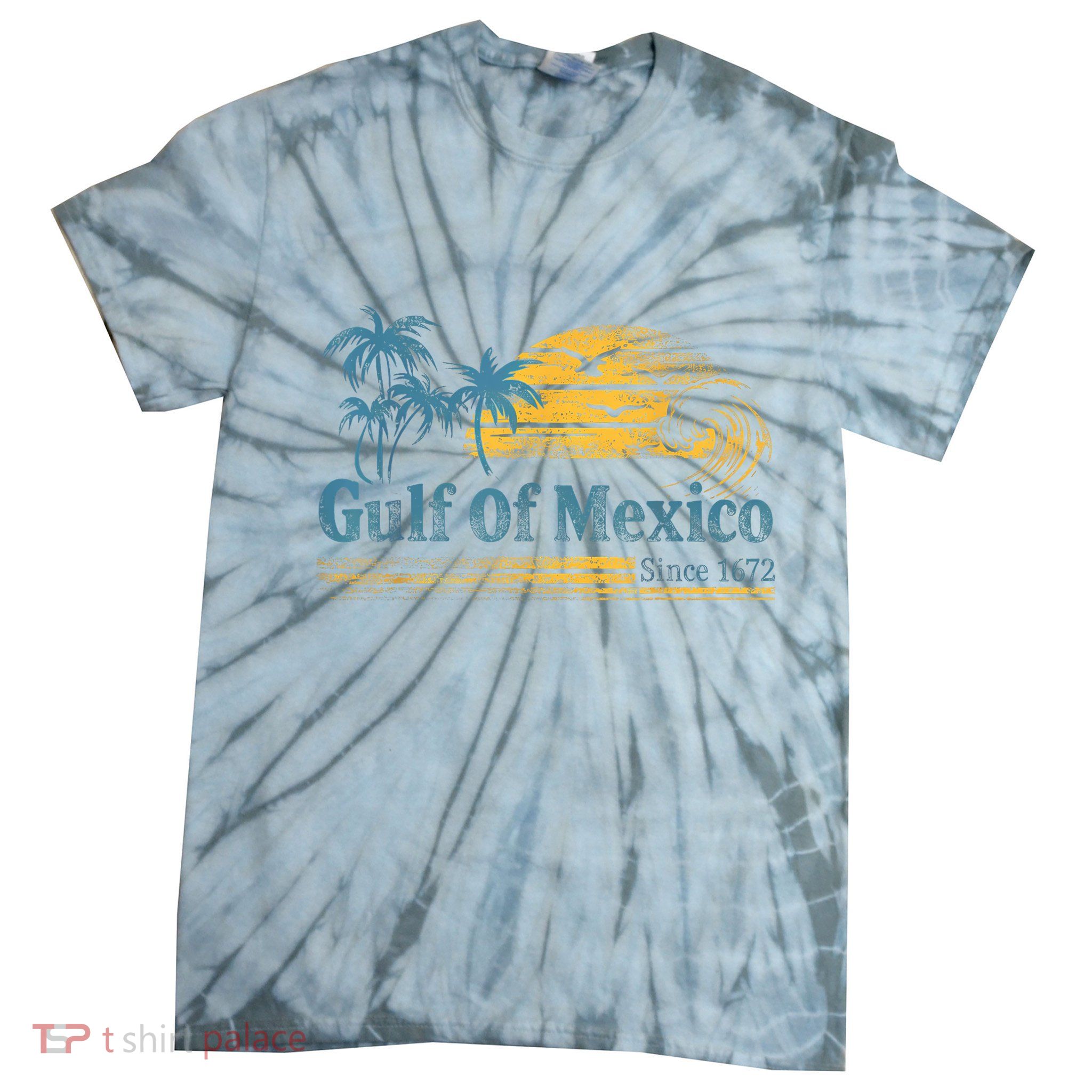 Gulf Of Mexico Tie-Dye T-Shirt