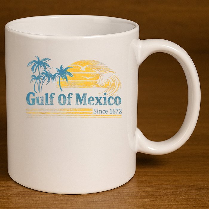 Gulf Of Mexico 11oz C Handle Ceramic Mug