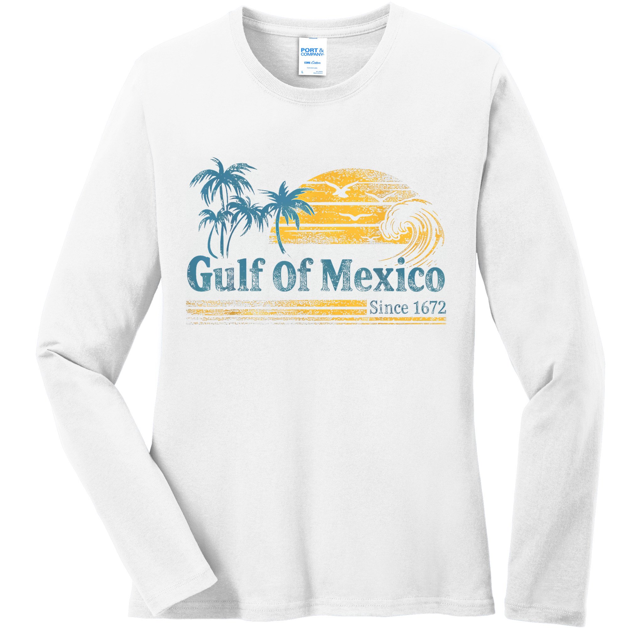 Gulf Of Mexico Ladies Long Sleeve Shirt