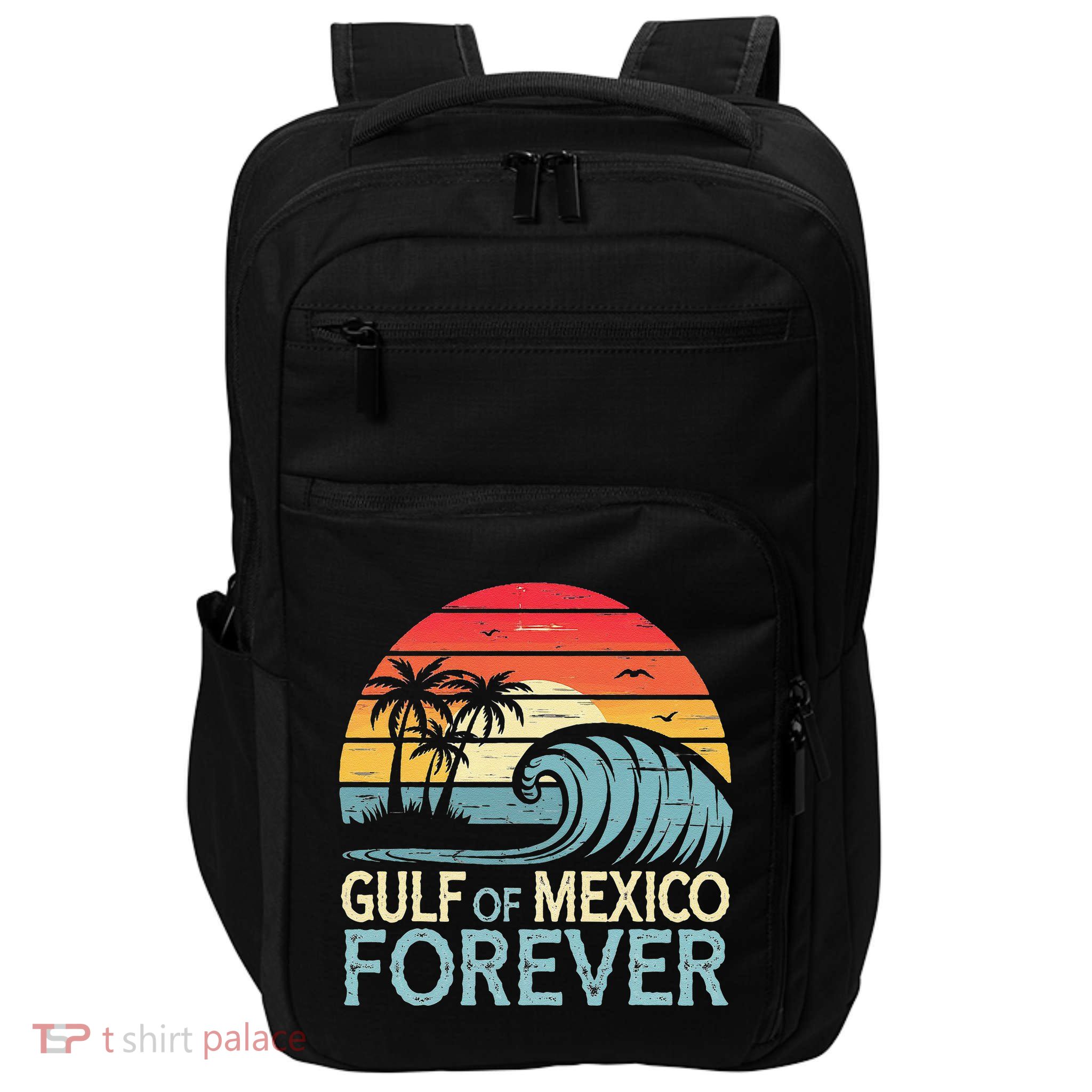 Gulf Of Mexico Forever Wave Surfing Tropical Impact Tech Backpack