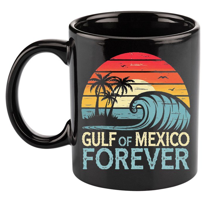 Gulf Of Mexico Forever Wave Surfing Tropical 11oz C Handle Ceramic Mug