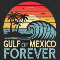 Gulf Of Mexico Forever Wave Surfing Tropical 11oz C Handle Ceramic Mug