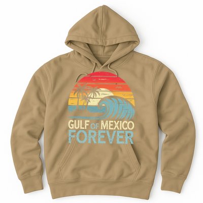 Gulf Of Mexico Forever Wave Surfing Tropical Hoodie