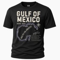 Gulf Of Mexico 1672 Historic Map Golfo De MéXico Estd. 1672 Cooling Performance Crew T-Shirt