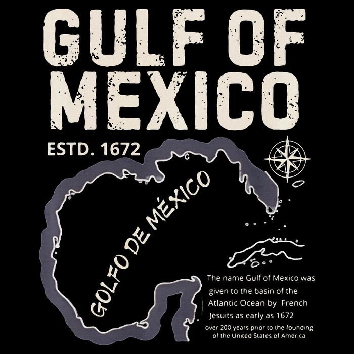 Gulf Of Mexico 1672 Historic Map Golfo De MéXico Estd. 1672 Cooling Performance Crew T-Shirt