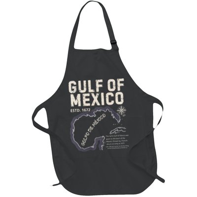 Gulf Of Mexico 1672 Historic Map Golfo De MéXico Estd. 1672 Apron