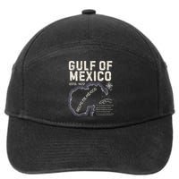 Gulf Of Mexico 1672 Historic Map Golfo De MéXico Estd. 1672 7-Panel Snapback Hat