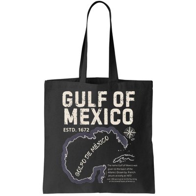 Gulf Of Mexico 1672 Historic Map Golfo De MéXico Estd. 1672 Bag