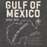 Gulf Of Mexico 1672 Historic Map Golfo De MéXico Estd. 1672 Vector Backpack