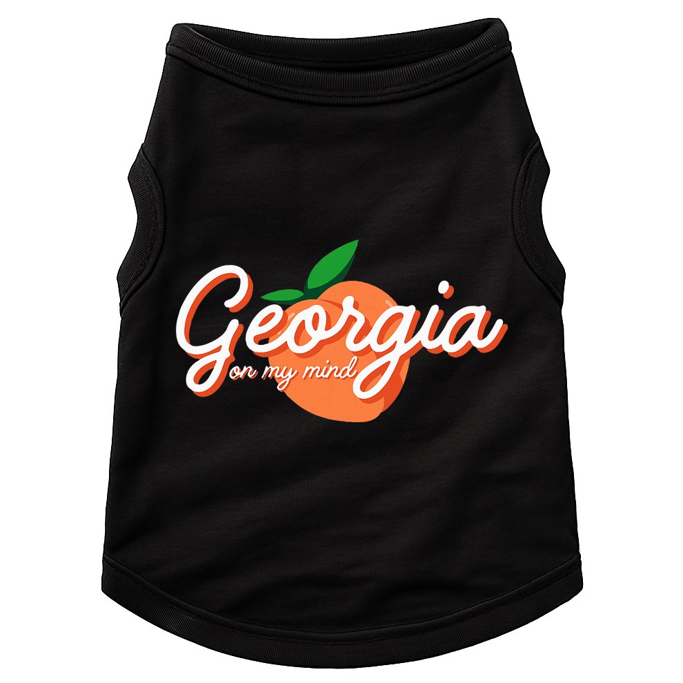 Georgia On My Mind Vacation Souvenir Doggie Tank