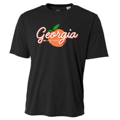 Georgia On My Mind Vacation Souvenir Cooling Performance Crew T-Shirt