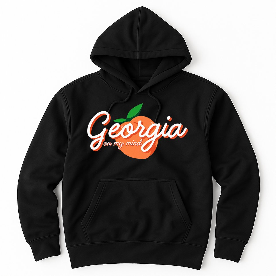 Georgia On My Mind Vacation Souvenir Hoodie